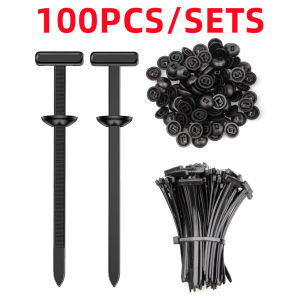 20/50/100pcs Multifunctional Zip Tie Clips Fasteners Engine Undertray Universal Clip-on Zip Tie Buckles Car Repair Tool Body Fastener