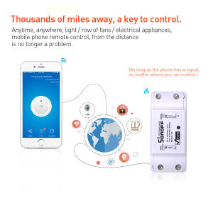 Sonoff Basic Wifi DIY Smart Wireless Remote Control Switch Smart Home Light Module Work with Alexa Google Home EWeLink