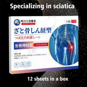 Japan sciatica pain relief patch 12 stickers/box Sciatica low back pain relief improvement of bone pain and leg painrelief Lumbar Spine Compression numb