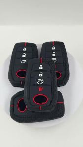 secr Full-Cover Silicone Key Cover with Textured Grip for Toyota Prius & Sienna (3-Button / 4-Button) 9H4B3