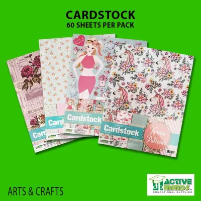 Designer Cardstock: Vintage Florals (60 Sheets) by ACTIVE MINDS