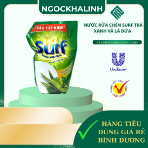 Nước rửa chén Surf Trà xanh và lá dứa 3.2kg