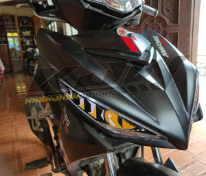 Euro Motor Marvel125 Winker Decal Sticker Yellow Dragon Eyes