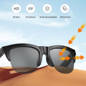🎧【Ready stock】FREE Shipping+COD🎧 F06 Smart Glasses Wireless Headset Bluetooth 5.3 Intelligent Sunglasses Heaphone Double Loudspeaker Audio Earphone For Men Women
