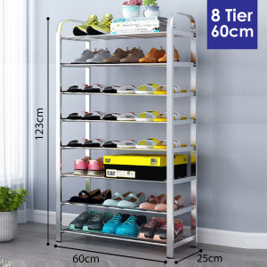Innohut Multilayer Stainless Steel Shoe Rack Rak Kasut Bertingkat Shelf Shoe Outdoor Organizer Rack Rak Besi 鞋架