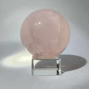 (SG Seller Ready Stocks) Natural Pink (Rose) Quartz Ball with Star Sphere 5.3cm