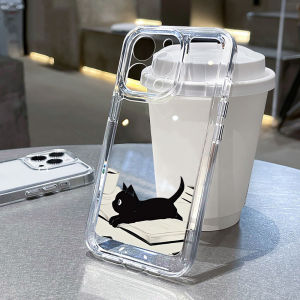 Cute Funny Cool Cat Phone Case For Xiaomi Mi Lite 5G Ne 13 14 15 Ultra 12 For Xiaomi 12T 13t 14t 15t 17 Pro Max Clear Soft Funda