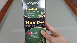AUGEAS  Herbal Hair Dye Shampoo Effective black hair shampoo 100% Original hair color shampoo
