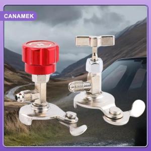 【CANAMEK】 Refrigerant Bottle Opener Universal Opening Valve For Refrigerant Air Conditioner Fluorine Adding Tool