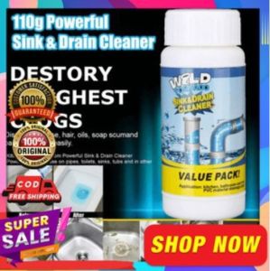 💥Special offer💥🎁Free Gift🎁P1/2PCS Sterilizable Powerful Kitchen Sink Drain Cleaner Powder Cleaning Tool Super Clog Remover Toilet Plunger Tools Bathroom Wash Basin Cleaning Cleaner Piping Cleaner Unblocked Dirt Remover🔥LOCAL SHIPPING🔥