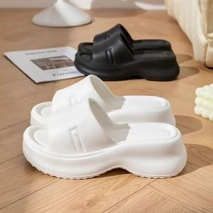 [Free Shipping] EVA womens summer outdoor wedge sandals lightweight non-slip odor-resistant stylish thick-soled height-increasing high-heeled couples style suitable for outdoor wear