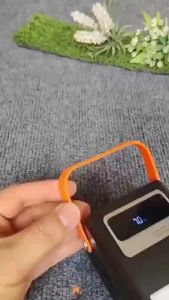 Power Banks 120W fast charging solar with built-in cable 1mAh ultra-large capacity mobile power