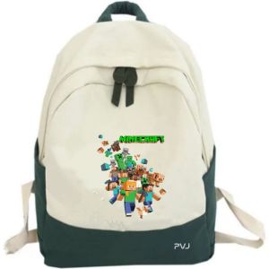 Tas Mine-Craft Ransel Anak Laki Laki SD Karakter Mine-Craft Lego Figure Backpack Sekolah
