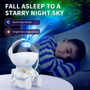 Astronaut Galaxy Projector Night Light Starry Sky Led RGB Lights lampu tidur Room Decoration Zweicx