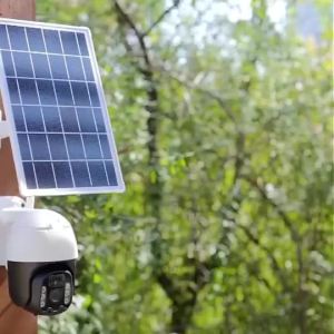 V380 Solar Dual CCTV Camera: No Wifi Needed & Connect to Cellphone