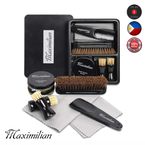 Maximilian Premium Leather Shoe Polish Kit
