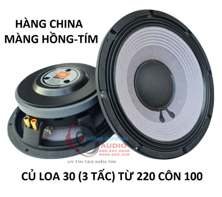CỦ LOA 30 CÔN 100 TỪ 220 - LOA BASS 30 - CỦ LOA 3 TẤC CÔNG SUẤT LỚN ...