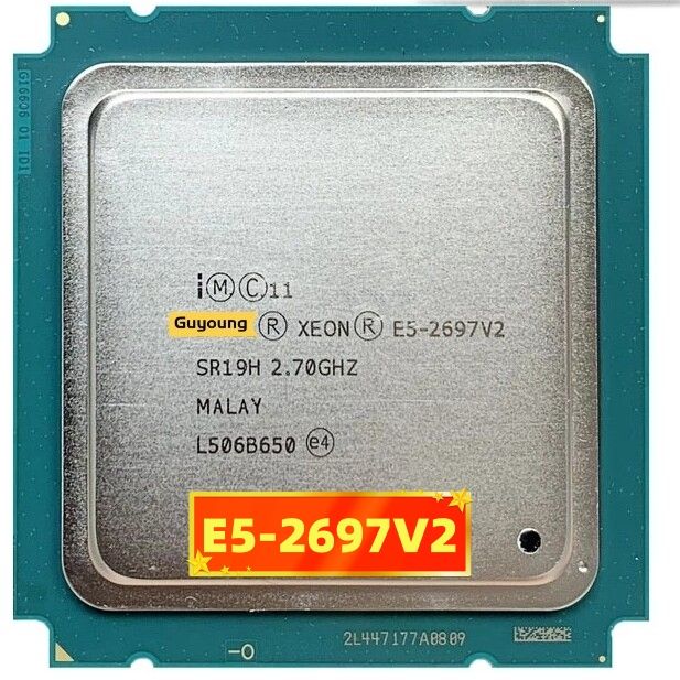 E5 Xeon 2697 V2 E5 2697V2 E5-2697 E5-2697V2 V2 2.7GHz 30M QPI 8GT/S LGA ...