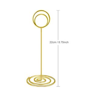 Stainless Tiang Nomor Meja Standing Menu Display Stand Card Holder Stand Menu Cafe/Restoran Klip Foto Basi