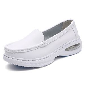 Size 35-40 Nurse Shoes Womens White Odor Proof Soft Bottom Breathable Non slip Work Shoes