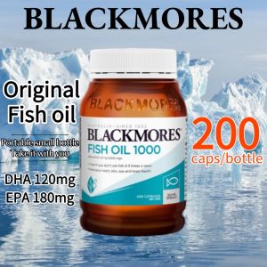 BLACKMORES Fish Oil 1000mg Omega-3 200/400 Capsules 100 % Genuine BLACKMORES Omega 3 fish oil mini caps Protect Health