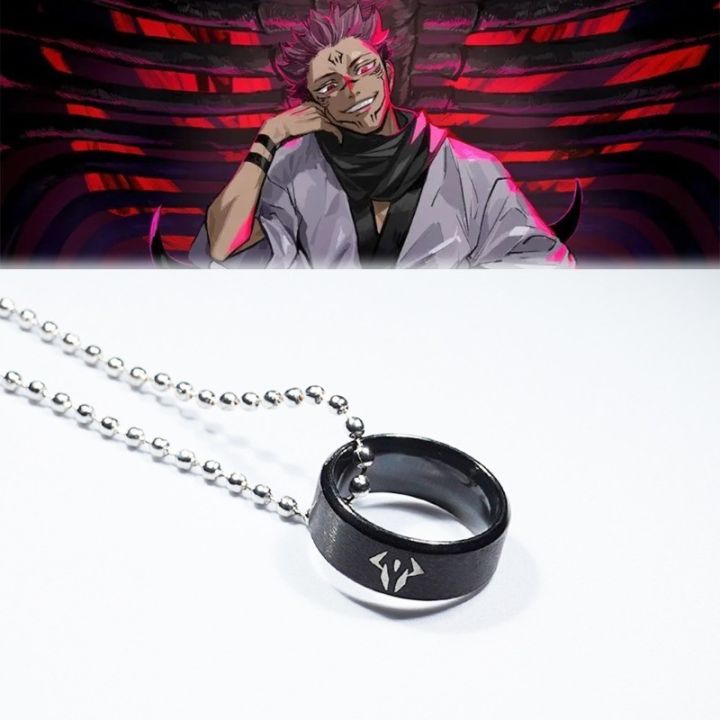 Anime Jujutsu Kaisen Necklace Ryomen Sukuna Stainless Steel Pendant ...