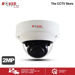 Rover Systems 2MP 1080P WDR Low Light IP Dome CCTV Camera Indoor Security Camera 8000 Prime Series