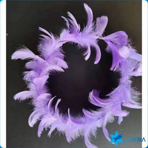 LoviRa LED feather flower wreath crown hair lightening holiday party womens hair accessories