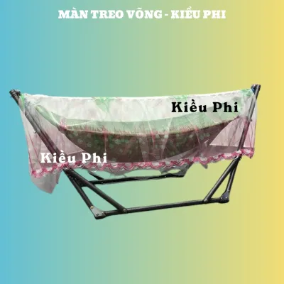 Mùng Treo Võng Kiều Phi Cao Cấp Chất Liệu Mịn Thoáng Chống Muỗi Tốt Gấp Gọn Tiện Lợi Mang Đi Du Lịch Dã Ngoại