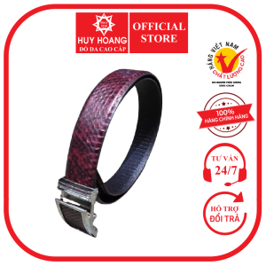 Dây nịt nam Huy Hoàng da rắn biển 4P nhiều màu HK4611-20
