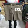 SUPER JUMBO XXXXXL COD celana pendek pria jumbo cowok dewasa chino rip pinggang karet. 