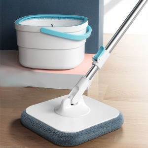 Rotating mop stainless steel polypropylene material living room bathroom automatic drying dirty cleaning separation mop