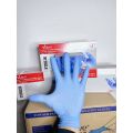 Găng tay y tế | bao tay khám bệnh nitrile xanh không bột hộp 100 chiếc. 
