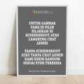 SPANDUK BANNER TEMPAT WUDHU KODE TWTP HIJAU. 