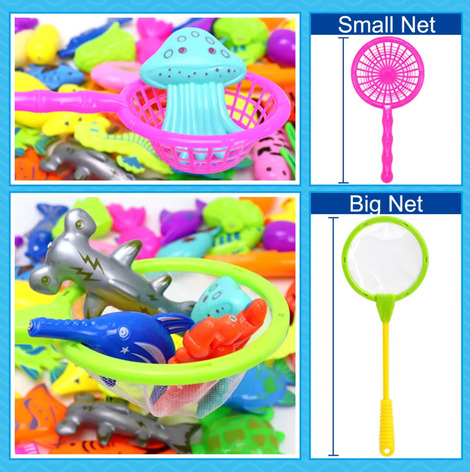 32pcs/lot Magnetic Fishing Toy Rod Net Set For Kids Child Model Play Fishing  Games Outdoor Toys (30 Fish+2 Rod) - Fishing Toys - AliExpress