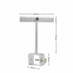 OKKFINE Adjustable Sign Holder Clamp C-Clamp Aluminum Price Tag Display Stand Durable Clothing Store Sign Clip Clothing Store