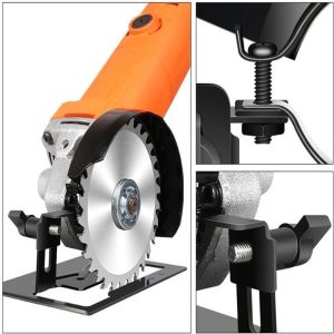 Dudukan Gerinda Tangan Circular Saw Pemotong Kayu Stand Holder Lengkap