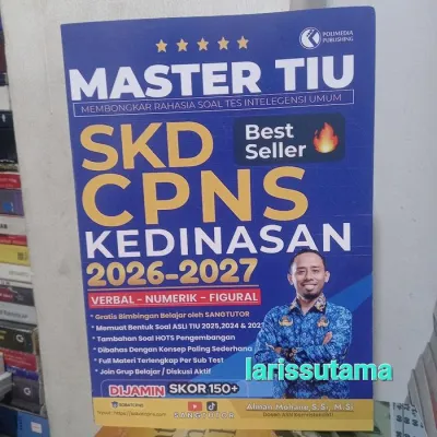 BUKU MASTER TIU SKD CPNS KEDINASAN 2026-2027 TERBARU