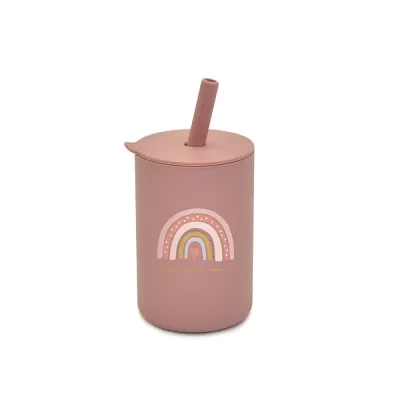 Biomom Silicone Printed Straw Cup (14 Designs)
