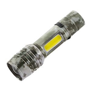 【Bán Chạy】linghig Đèn Pin XPE Mini Đèn Pin Sạc USB Công Suất Cao Đèn Pin Siêu Sáng Với Đèn Bên COB Đèn Pin LED Cắm Trại Đi Bộ Đường Dài Tiện Dụng 100000LM (Có Hộp)
