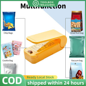 Mini Heat Bag Sealing Machine Package Sealer Bags Thermal Plastic Food Bag Closure Portable Sealer Food Packaging Heat Seale