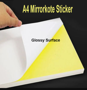 A4 Mirrorkote Glossy Sticker / A4 Simili Matte Sticker / A4 Waterproof Sticker 100pcs/pkt for inkjet / Laser / Copier