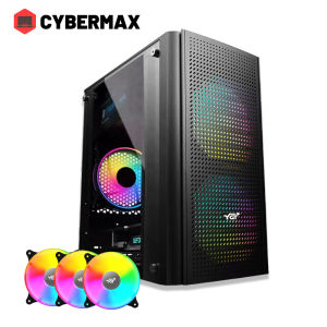 YGT M2 Micro Atx Pc Case With 3PCS Fan Tempered Glass Gaming Desktop Computer Case