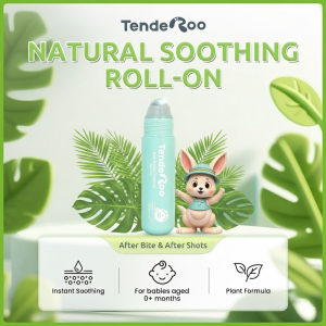 Baby Natural Soothing Roll-On – Gentle Comfort for Baby’s Skin | 360° Cooling Roller | 15ml