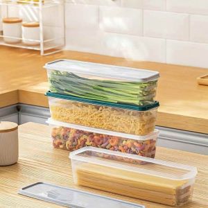 Hộp nhựa đựng thực phẩm tủ lạnh Hộp trữ đông bảo quản rau hoa quả mì đồ ăn nhựa an toàn sức khoẻ - BEAU4