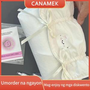 CANAMEK Cute Bow Pencil Bags Student Pen Pouch Large-Capacity Stationery Storage Bag Pencil Case Supplies