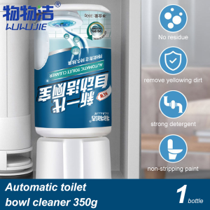WUWUJIE Automatic Toilet Bowl Cleaner Wash Toilet Remove Odour Remove Stains Remove Scale Toilet Cleaner Toilet Deodorise Object Cleaner 350g