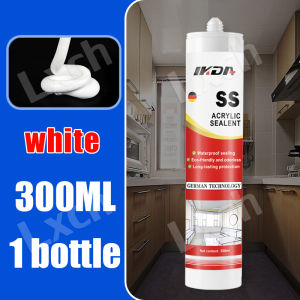 🔥Free Silicon Gun🔥Silicone Sealant Fill Gaps White/transparent Antibacterial Non-cracking Mildewproof Glass Roof Sealant Silicone Waterproof Leak Multipurpose Silicone Sealant Caulking Sealant