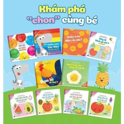 Ehon Song ngữ Việt Anh Cho Bé từ 0 - 6 tuổi (bộ 10 cuốn có file nghe)