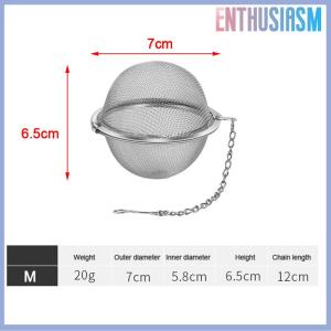 【Enthusiasm】🌟🌟【Hot Sale】🎈 Không gỉ trà Infuser Sphere khóa gia vị trà Bóng Lọc meshtea lọc công cụ